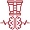 brain,miscellaneous,idea,Future,binoculars,thinking,think big,heartbeat